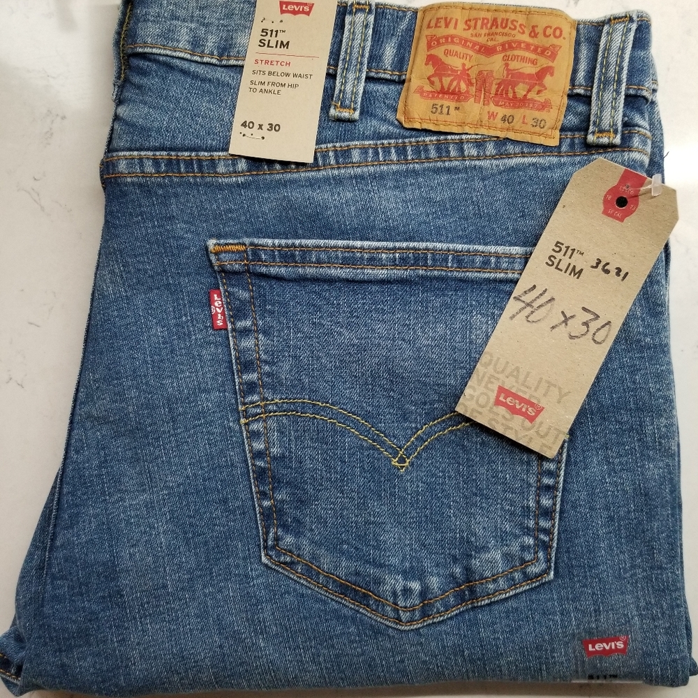 Levi's 511-3621 Slim Fit Stretch 40x30